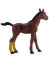 Cavallo marrone in pvc per statue 6-8 cm Mondo Presepi