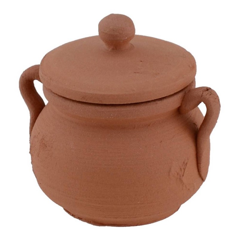 Terracotta pot with lid ø 3 cm