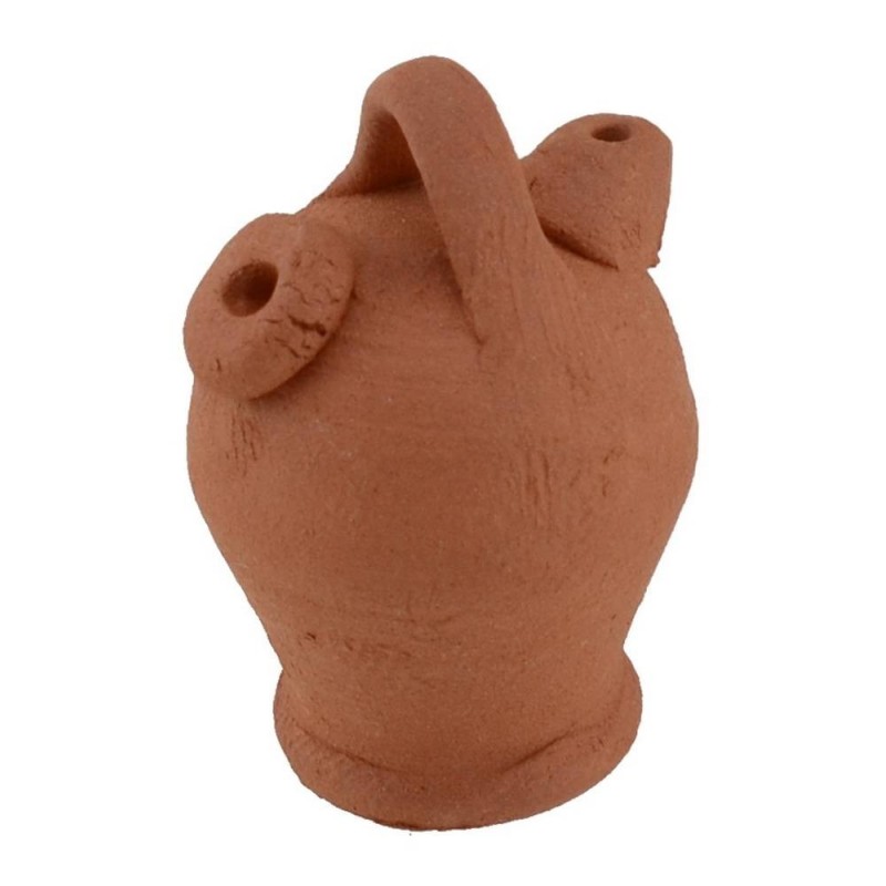 Terracotta amphora with two holes 2.5 cm