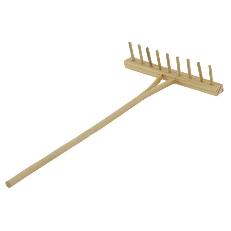 Wooden rake 15 cm