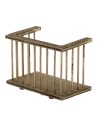 Wooden railing for balcony 8.5x5x6.5 h.