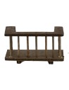 Wooden railing for balcony cm 6x3.5x3.5 h.