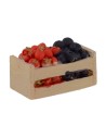 Resin box with blueberries cm 3,5x2x2 h.