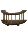 Semicircle railing in wood cm 6,5x3,5x3,5 h.