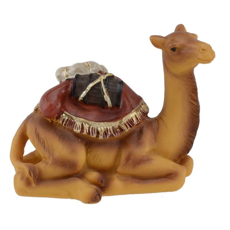 Seated dromedary in resin 6.5 cm