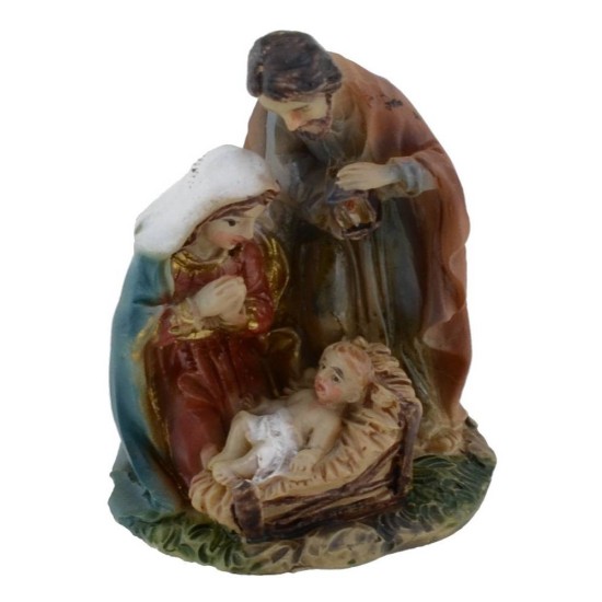 Nativity 4 cm in resin