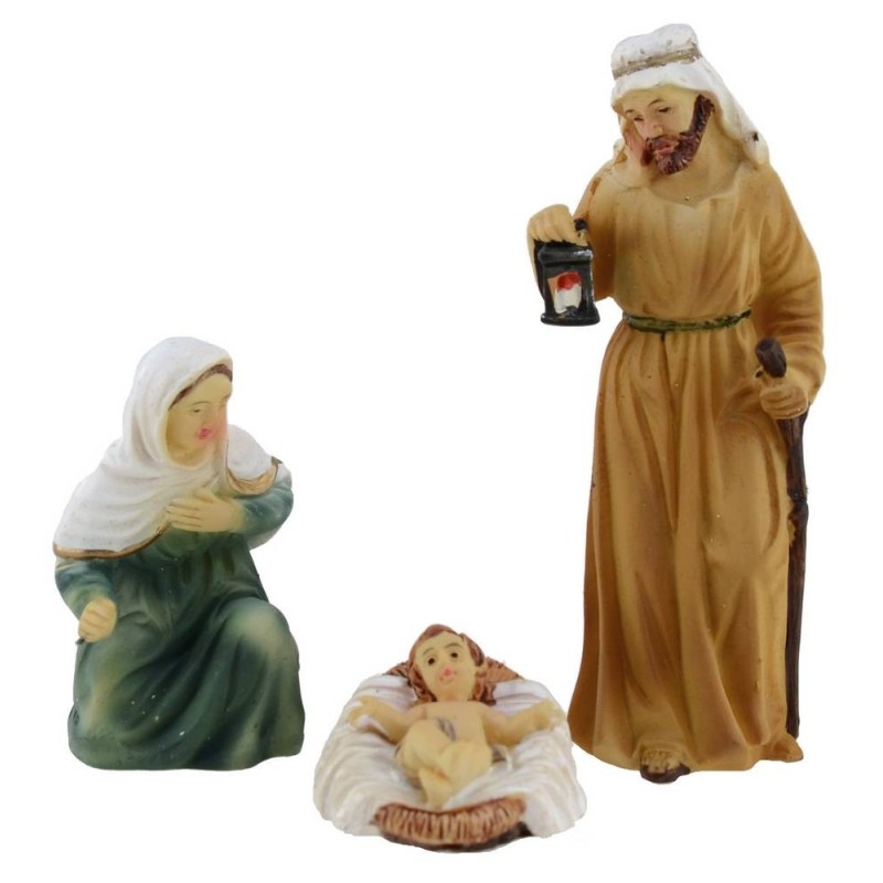 Natività Palestinese 3 soggetti in resina serie 8 cm Mondo