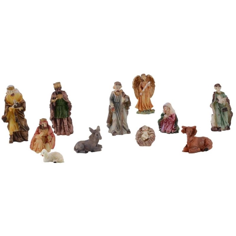 Set Natividad 5 cm 11 figuras para pesebre Mundo