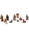 Set Natività 5 cm 11 soggetti per presepe Mondo Presepi