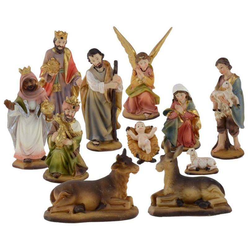 Set Natividad 9 cm 11 figuras para belén Mundo