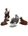 Set Natività 10 cm 5 soggetti per presepe Mondo Presepi