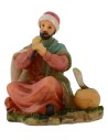 Snake charmer in series resin 12 cm