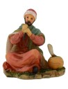 Snake charmer in series resin 12 cm