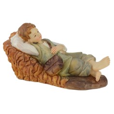 Statuine pastori per Presepe altezza 15cm lavori pastorelli in resina 1pz