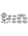 Set dishes in porcelain 17 pieces