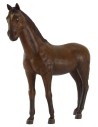 Cavallo marrone in resina per statue da 30 cm Mondo Presepi