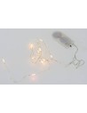 10 Micro-led hot white light with batteries included lunghezza