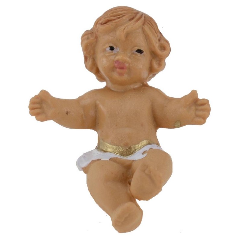 Niño Jesús 3 cm en pvc lux Mundo Belenes