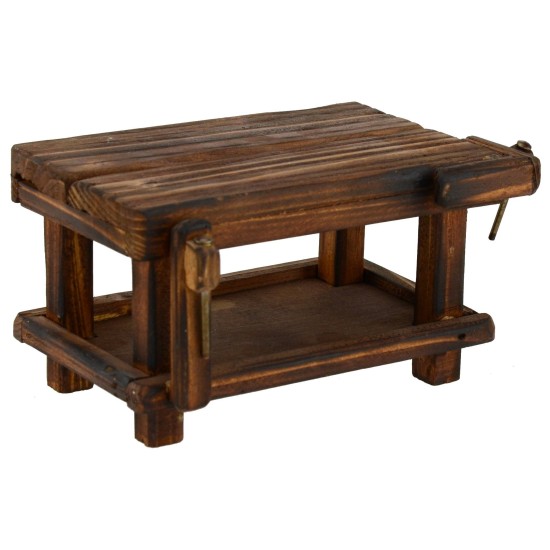 Table with wooden morse cm 14,5x9, 5x7, 5 h