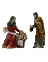 Natività in resina 15 cm presepe Mondo Presepi