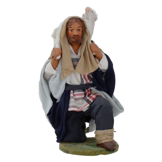 Good pastor kneecapped with sheep series 12 cm