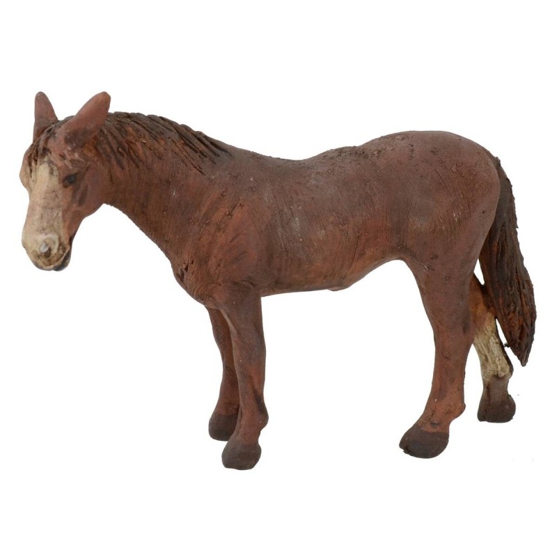 Caballo marrón para estatuas de 12 cm Mondo Presepi