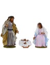 Natività 3 soggetti 24 cm Mondo Presepi