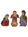 Set Natività 11 cm 8 soggetti linea bambini Mondo Presepi