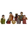 Set Nativity 11 cm 8 subject line children