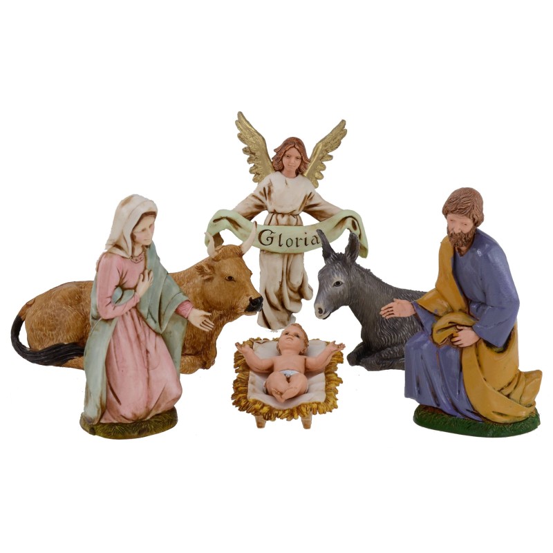 Natividad 6 figuras serie 12 cm Landi Moranduzzo Mundo Belenes