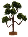 Tree with green chioma h. 13 cm