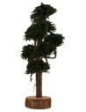Albero con chioma verde bosco h. 13 cm Mondo Presepi