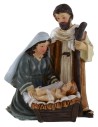 Nativity in single block in resin cm 8x6 series 12 cm for