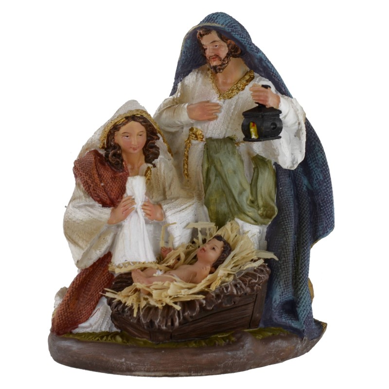 Natividad en resina de 13,5 cm de altura. Pesebre Mundo