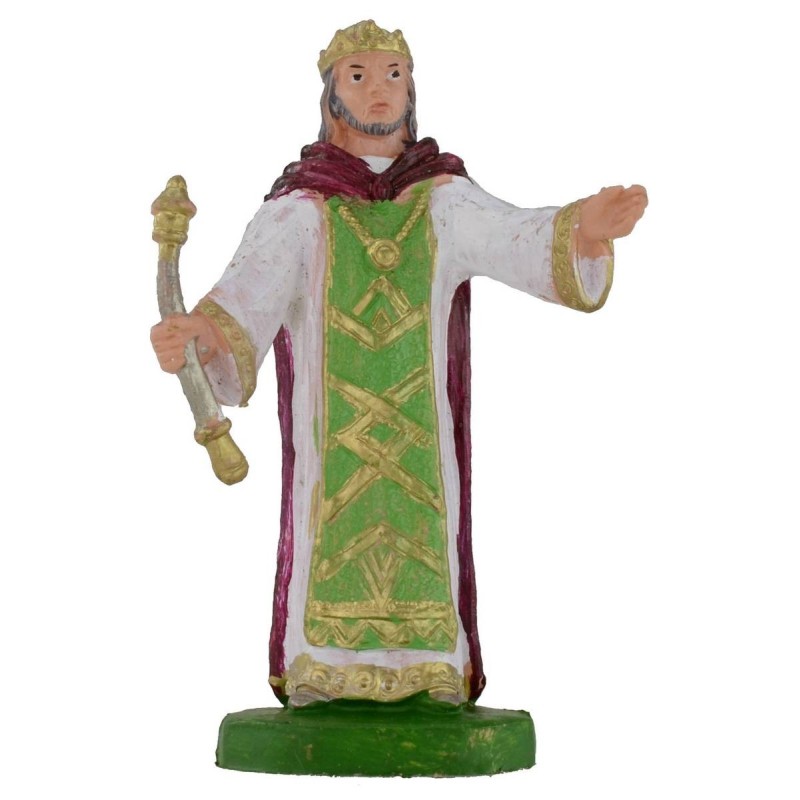 Rey Herodes 10 cm en PVC Mundo Pesebres