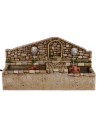 Fontana con leoni a due uscite d'acqua cm 30x11x16,5 h. Mondo