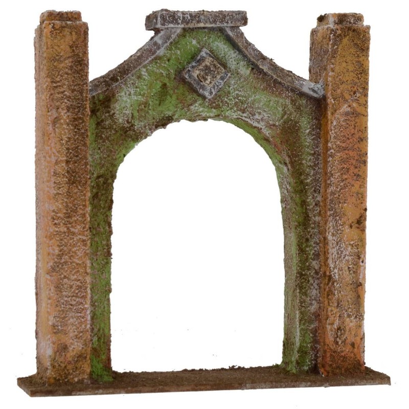 Arco de entrada de 16,5x4x17 cm de altura para estatuas de 10.