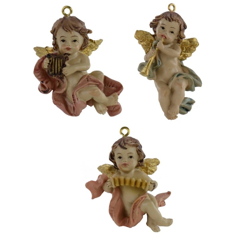 Set of 3 putty to hang in resin cm 5