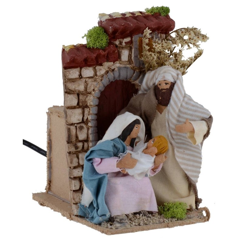 Natività Palestinese in movimento 10-11 cm Mondo Presepi