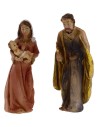 Nativity 3 subjects in resin 8 cm