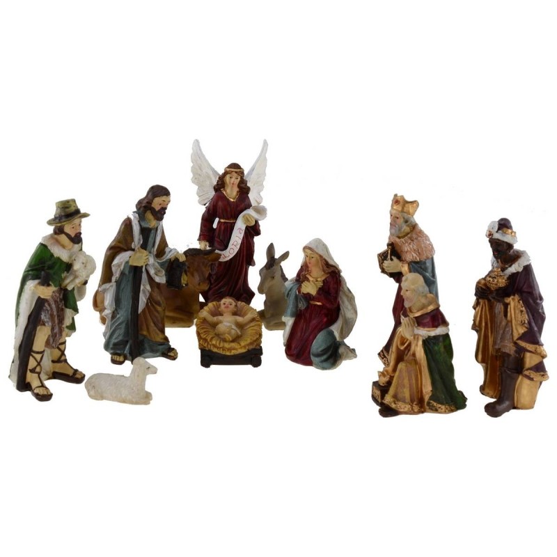 Conjunto de 11 figuras de 12 cm Natividad belén, Reyes Magos