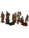 Nativity in sets from 11 subjects cm 15 in resin