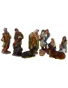 Nativity in sets from 11 subjects cm 15 in resin