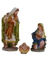 Natività in set da 11 soggetti cm 15 in resina Mondo Presepi