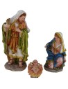 Natività in set da 11 soggetti cm 15 in resina Mondo Presepi