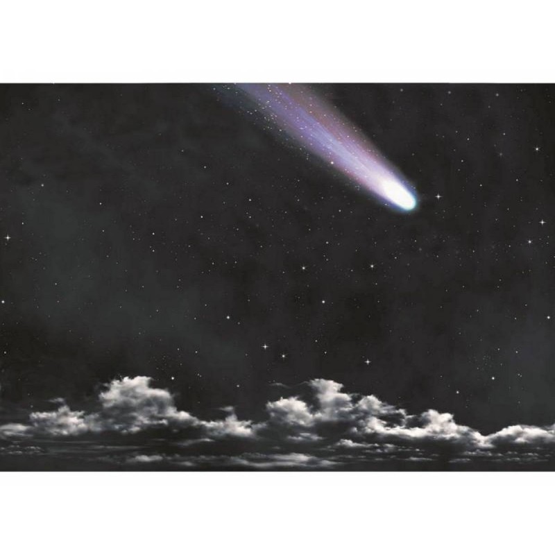 Night sky paper with comet cm 70x50