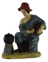 Set 6 statue 15 cm presepe in resina Mondo Presepi