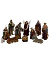 Nativity set from 11 subjects cm 15 in resin