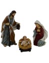 Set Natività da 11 soggetti cm 15 in resina Mondo Presepi