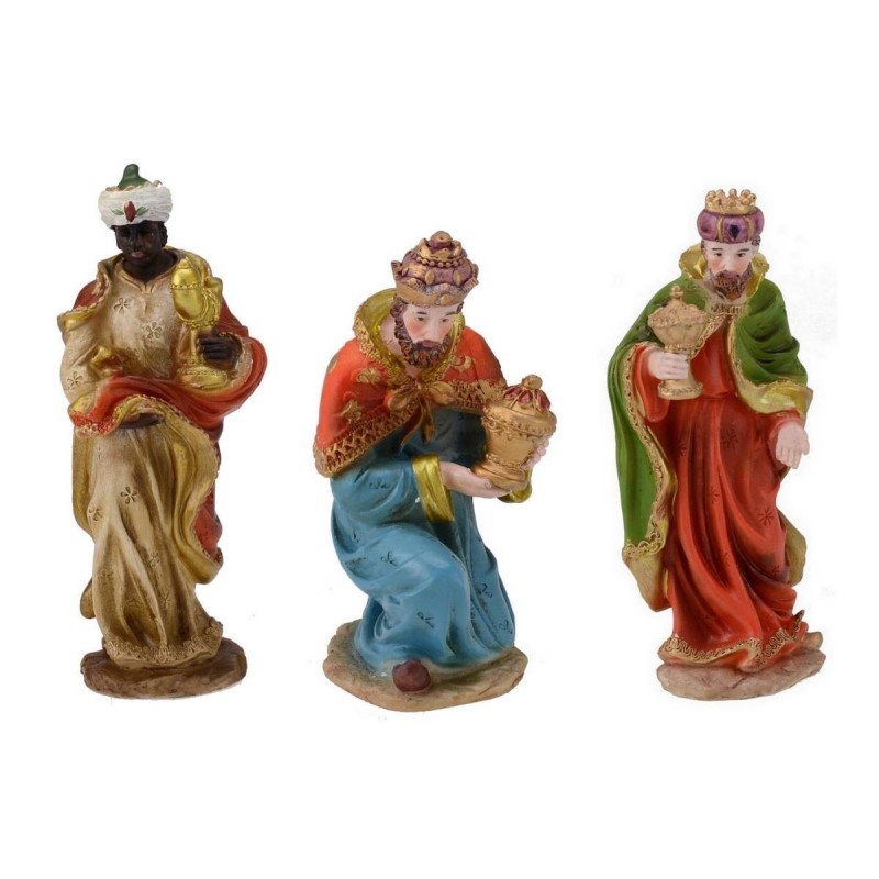 Tres Reyes Magos de resina serie 20 cm Mundo Belenes